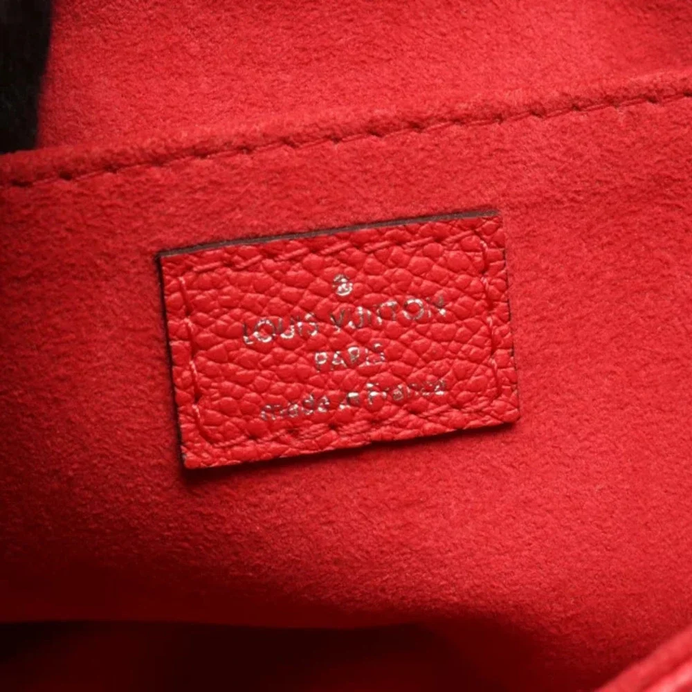 Louis Vuitton Red Pouchette Shoulder Bag